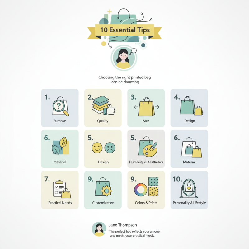10 Essential Tips for Choosing the Perfect Printed Bag for Your Needs