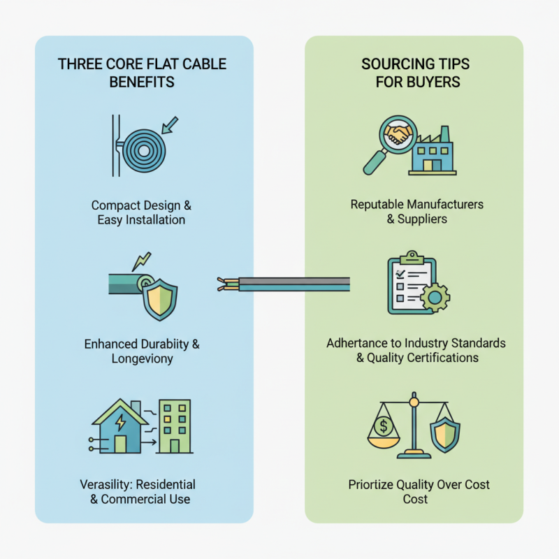 Three Core Flat Cable Benefits and Sourcing Tips for Buyers?