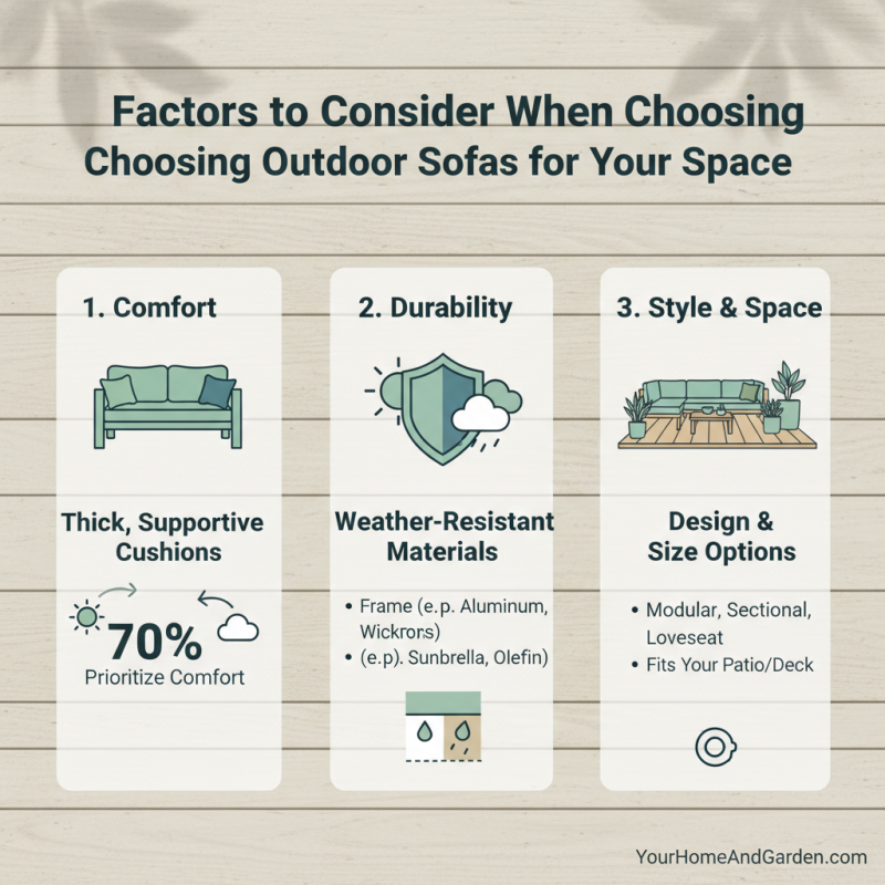 How to Choose the Best Outdoor Sofas for Your Space?