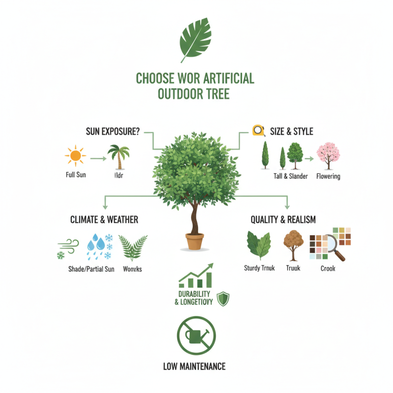 How to Choose the Best Artificial Outdoor Tree for Your Space?