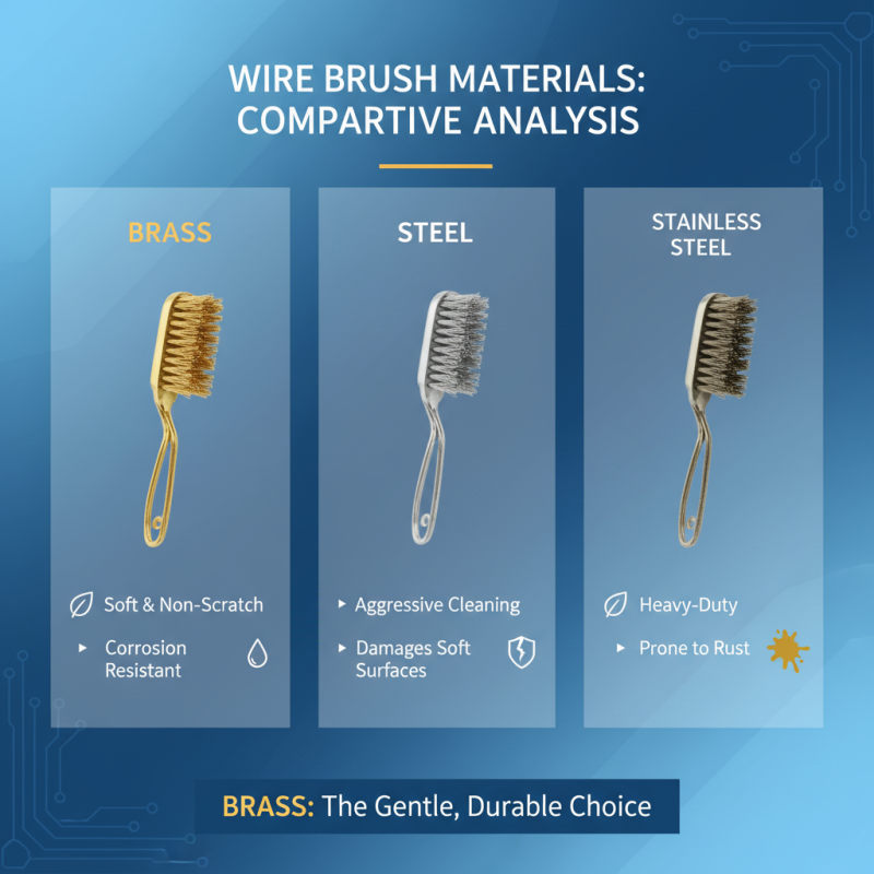 China Top Brass Wire Brush Types and Their Uses in Various Industries?