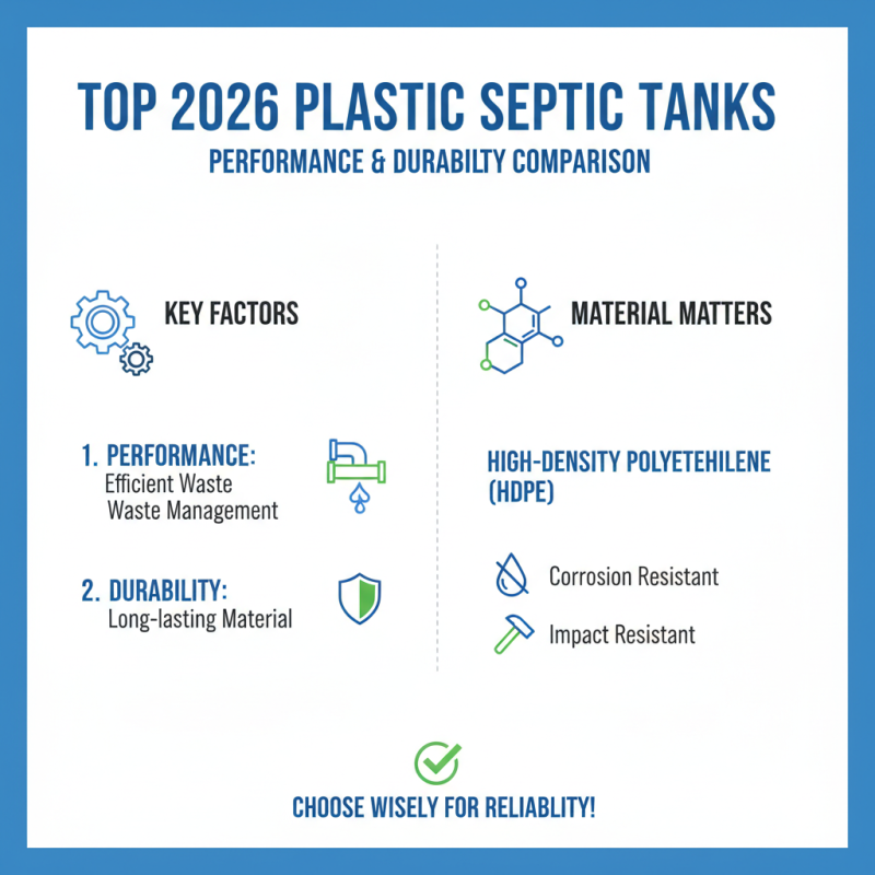2026 Top Plastic Septic Tanks for Effective Waste Management Solutions?