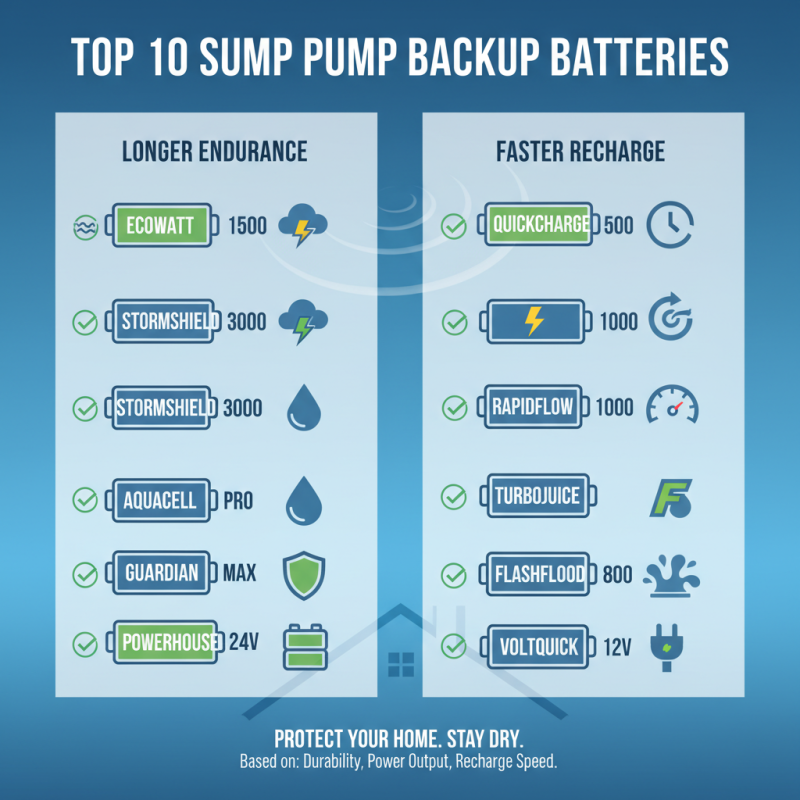 Top 10 Back Up Batteries for Sump Pumps You Need to Consider?