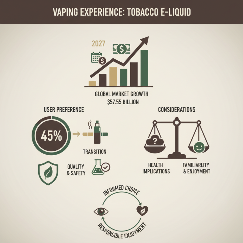 Why Choose Tobacco E-Liquid for Your Vaping Experience?