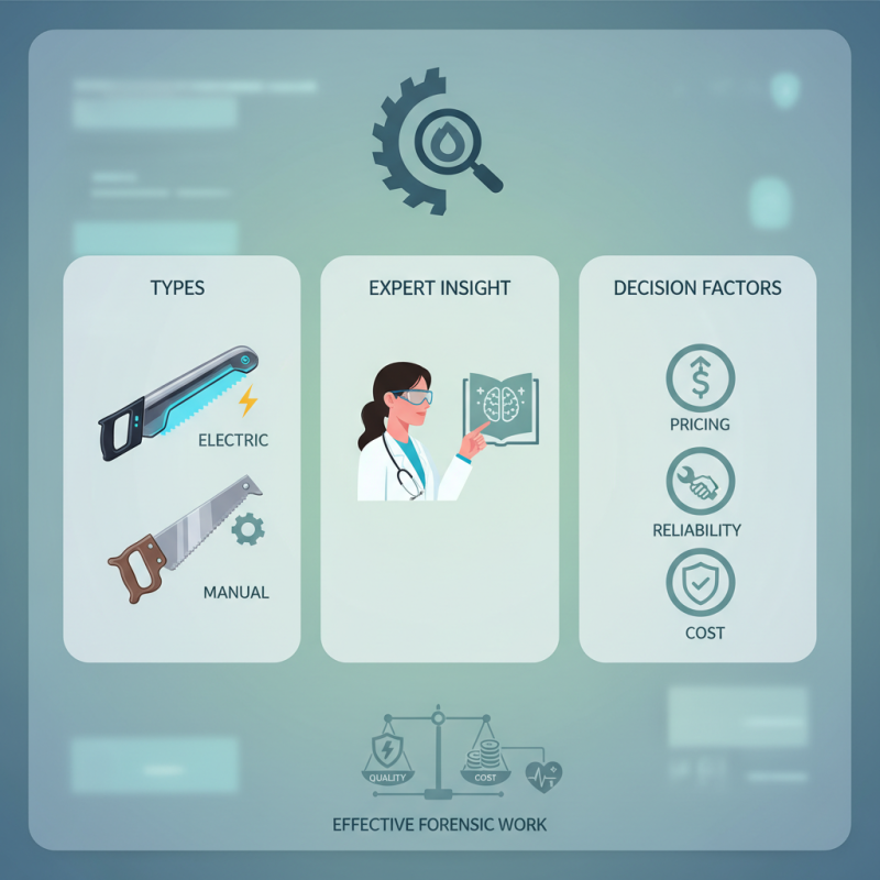 Why Choose the Best Autopsy Saw for Your Needs?