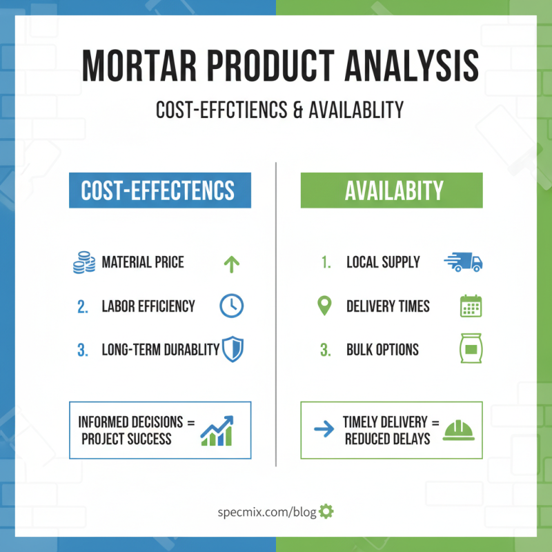 How to Choose the Right Spec Mix Mortar for Your Project?