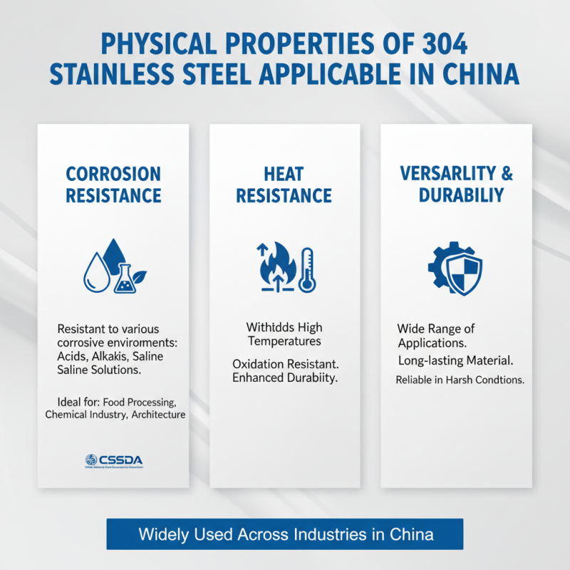 Understanding the Key Properties of 304 Stainless Steel in China