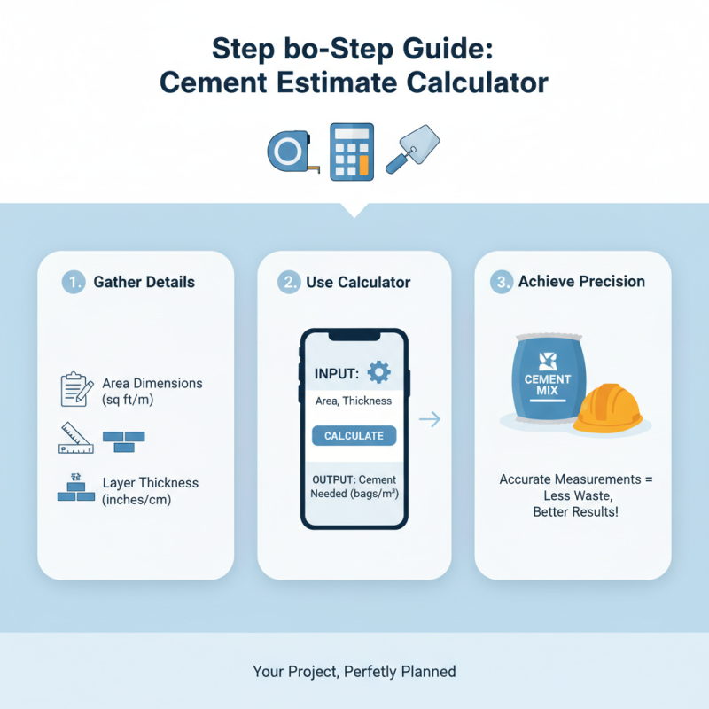 Why Use a Cement Estimate Calculator for Your Projects?