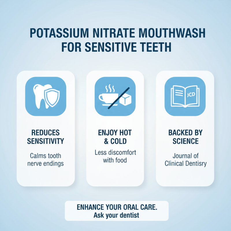 How to Use Potassium Nitrate Mouthwash for Optimal Oral Health?