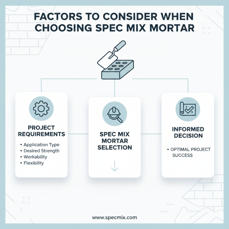 How to Choose the Right Spec Mix Mortar for Your Project?