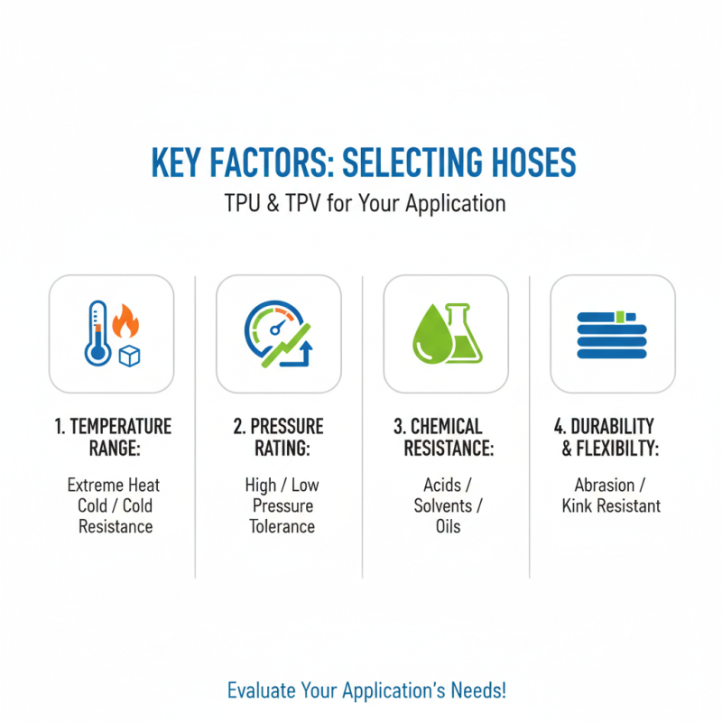 How to Choose the Right TPU TPV Hoses for Your Applications?
