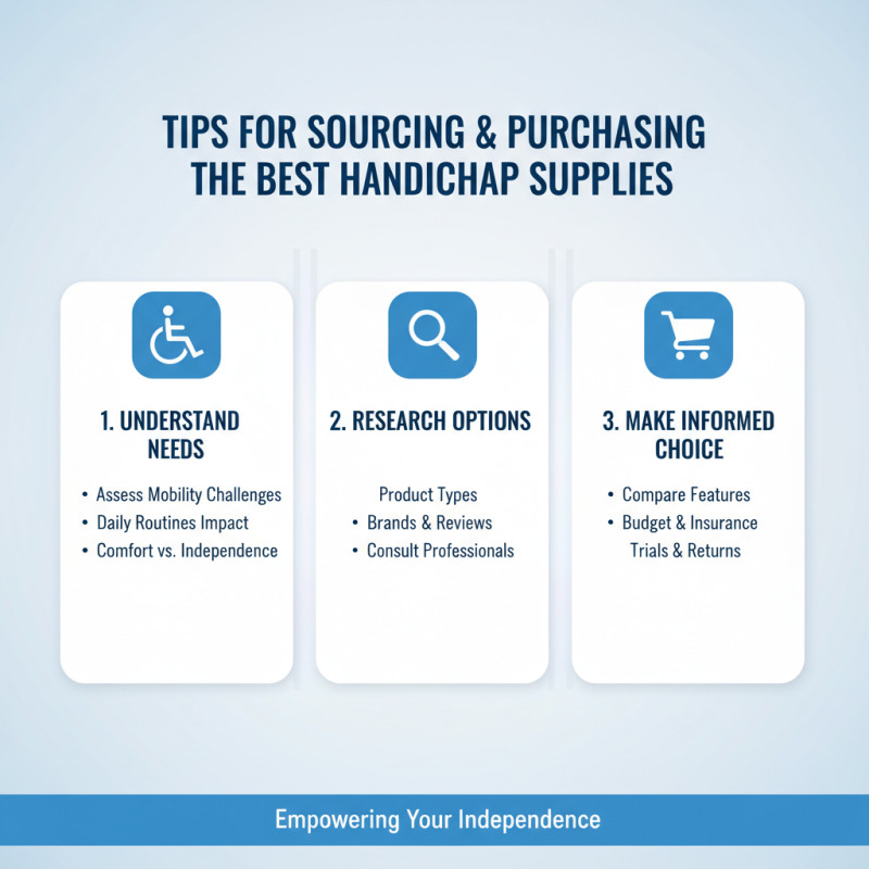 2026 How to choose the best handicap supplies for your needs?