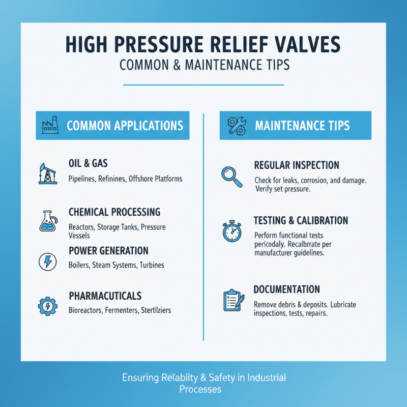 What is a high pressure relief valve and how does it work?