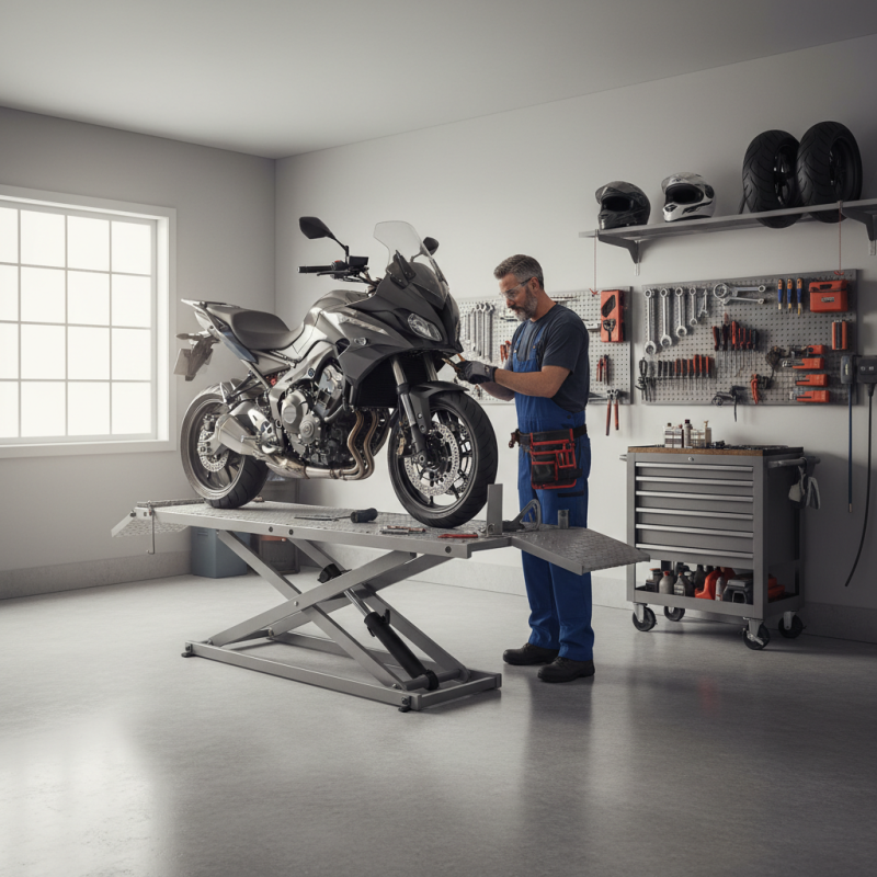 Top 10 Benefits of Using a Motorcycle Car Lift for Your Garage