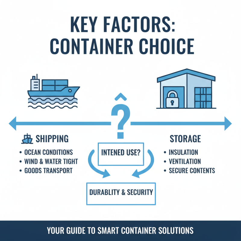 How to Choose the Right Shipping Container for Your Needs?