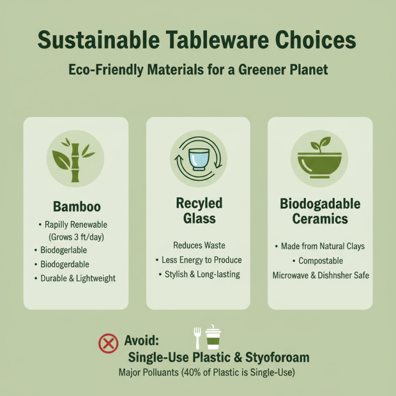 How to Choose Eco-Friendly Tableware for Sustainable Living?