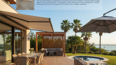 China Best Sunshade Awning Options for Your Outdoor Spaces?
