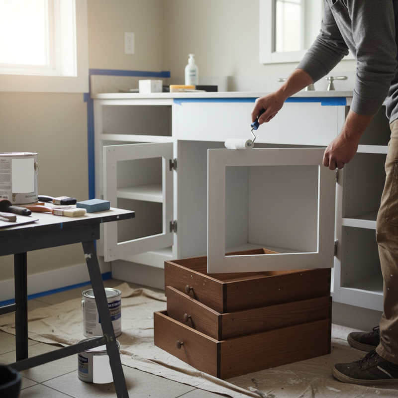 How to Paint Bathroom Cabinets Like a Pro?