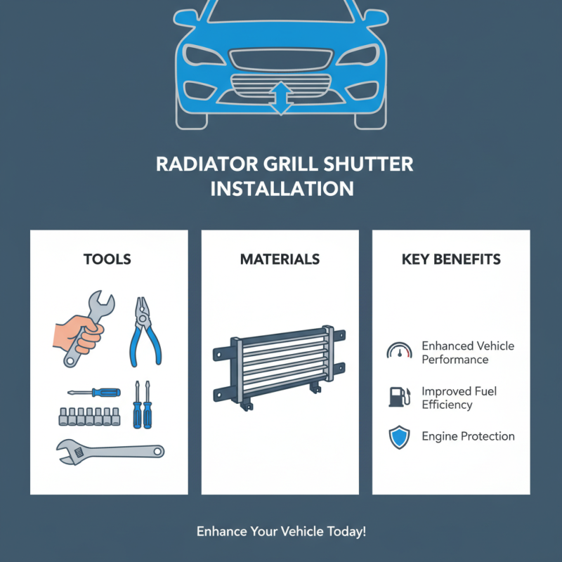How to Install Radiator Grill Shutter for Optimal Vehicle Performance?