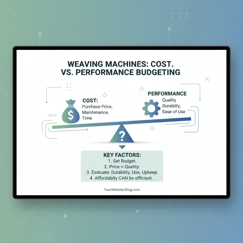 Top 10 Tips for Choosing the Best Weaving Machines?