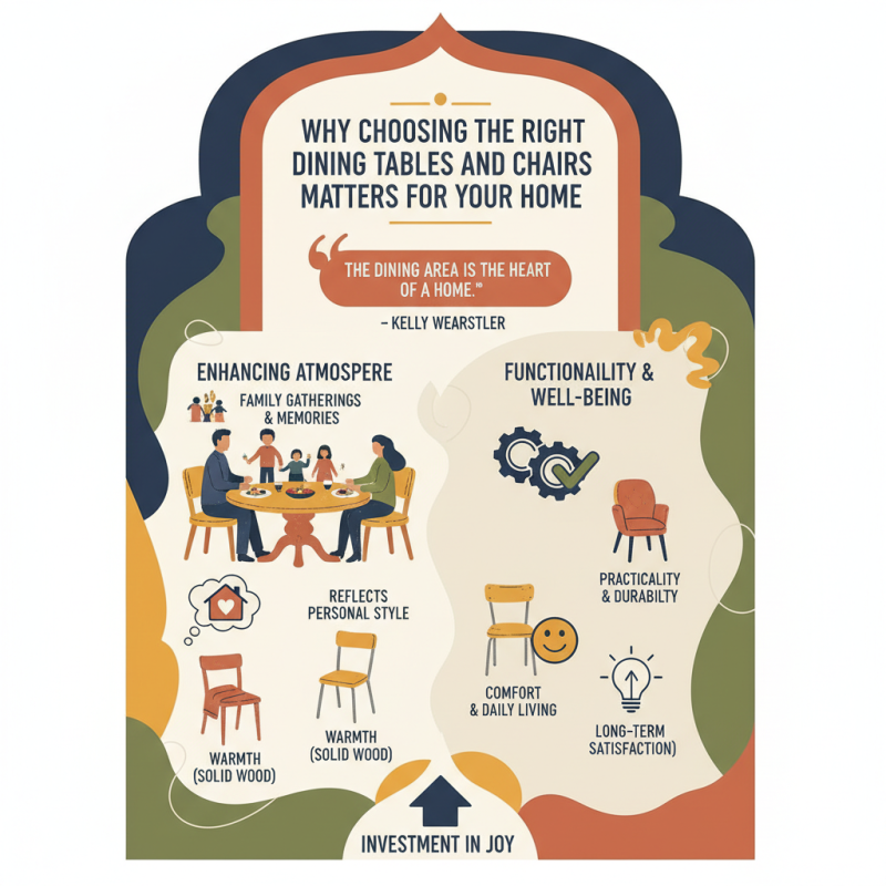 Why Choosing the Right Dining Tables and Chairs Matters for Your Home?