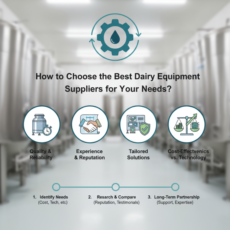 How to Choose the Best Dairy Equipment Suppliers for Your Needs?