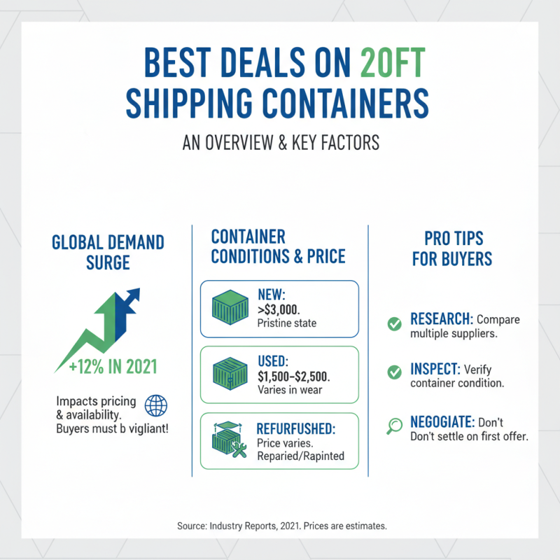 Best Deals on 20ft Shipping Containers for Global Buyers?
