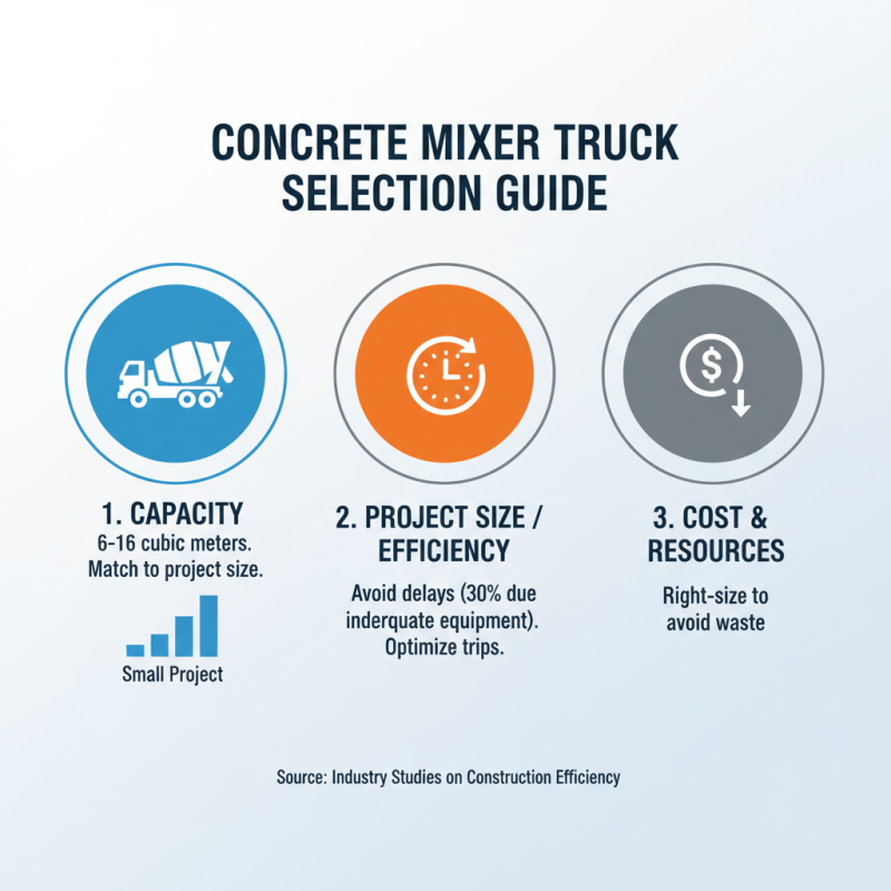 How to Choose the Best Concrete Mixer Truck for Your Needs?
