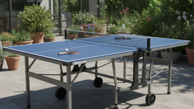How to Choose the Best Outdoor Foldable Ping Pong Table for Your Needs?