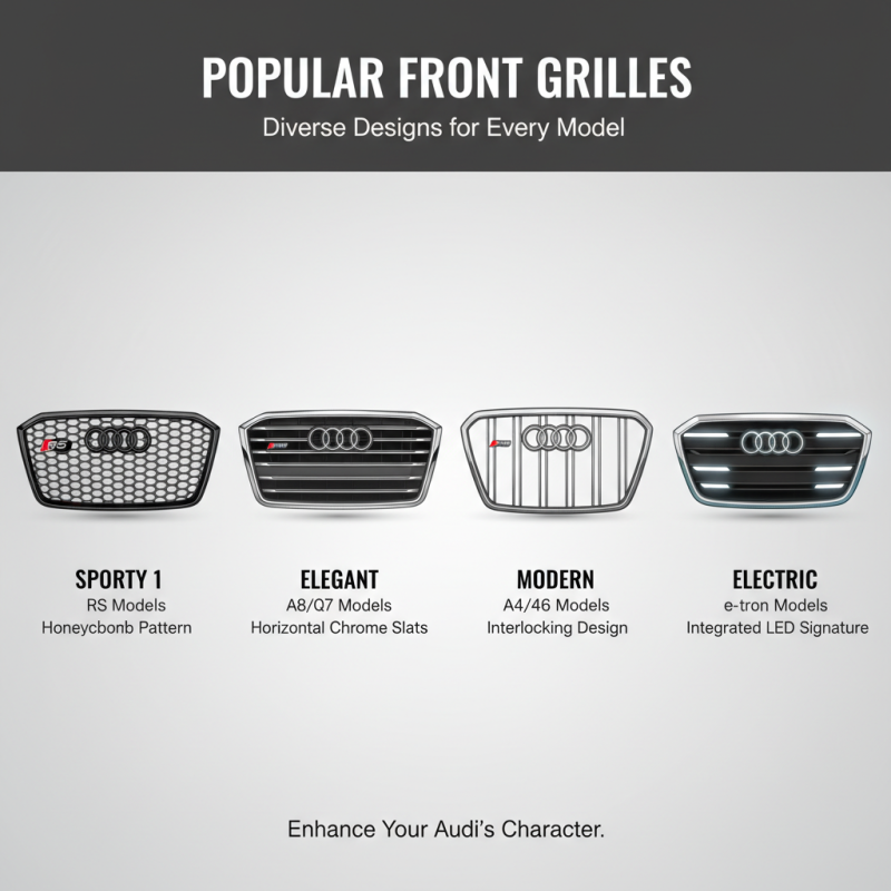 Top Front Grill Audi Options for Global Buyers?