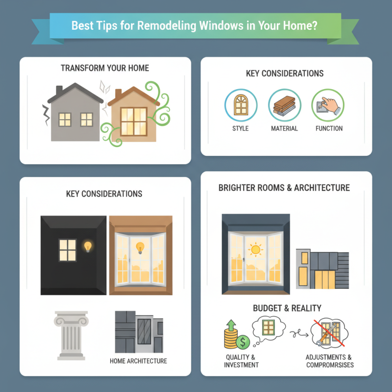 Best Tips for Remodeling Windows in Your Home?