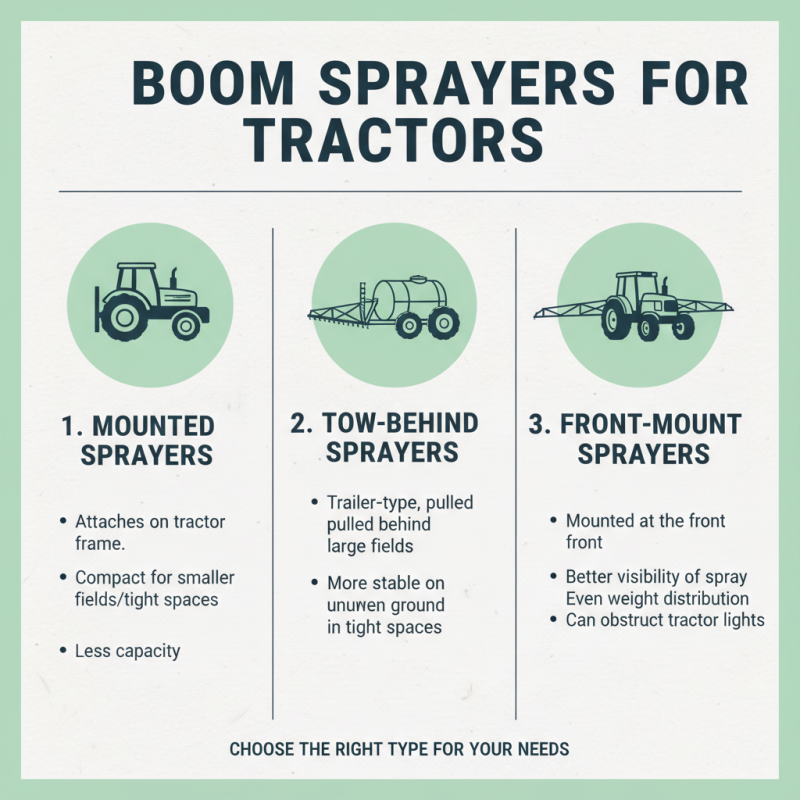 How to Choose the Best Boom Sprayer for Your Tractor?