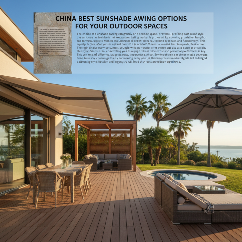 China Best Sunshade Awning Options for Your Outdoor Spaces?