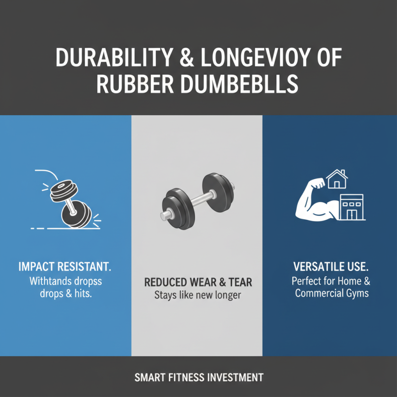 What is the Benefit of Using Rubber Dumbbells for Training?