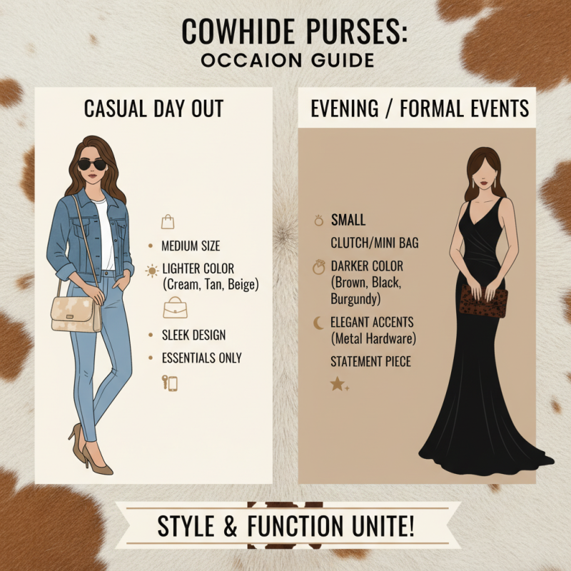 How to Choose the Perfect Cowhide Purse for Every Occasion?