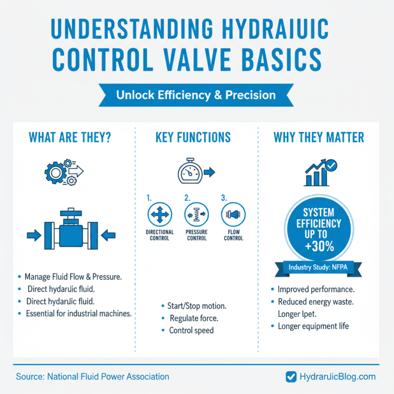 How to Choose the Right Hydraulic Control Valve for Your Needs