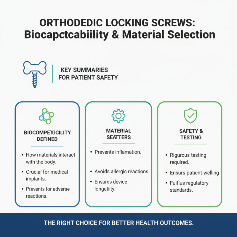 How to Choose the Right Orthopedic Locking Screws for Your Needs?