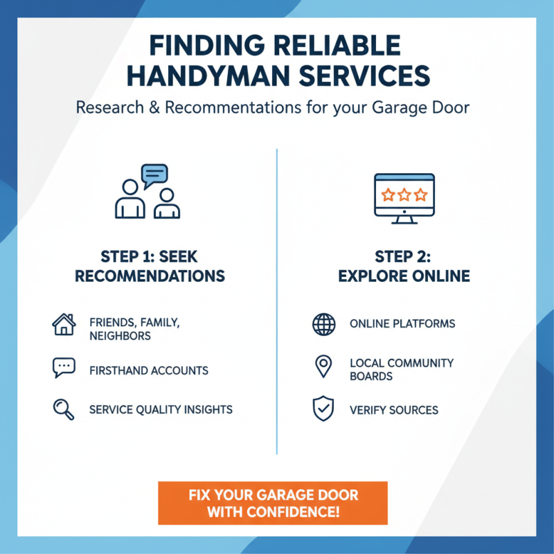 Top 10 Tips for Hiring a Handyman to Fix Your Garage Door?