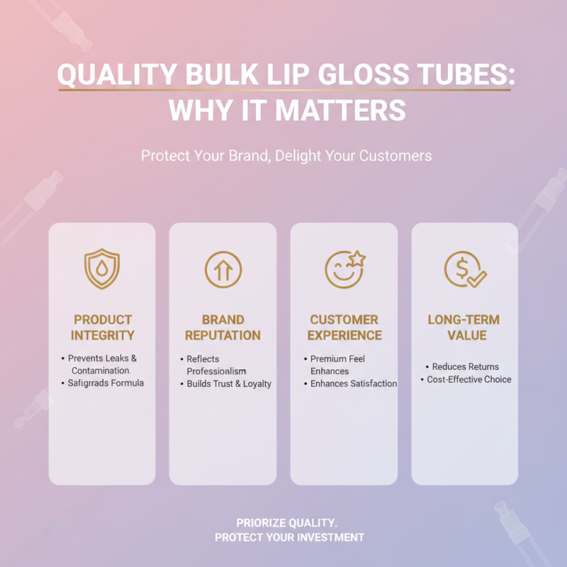 Top 10 Tips for Choosing Bulk Lip Gloss Tubes for Your Business?
