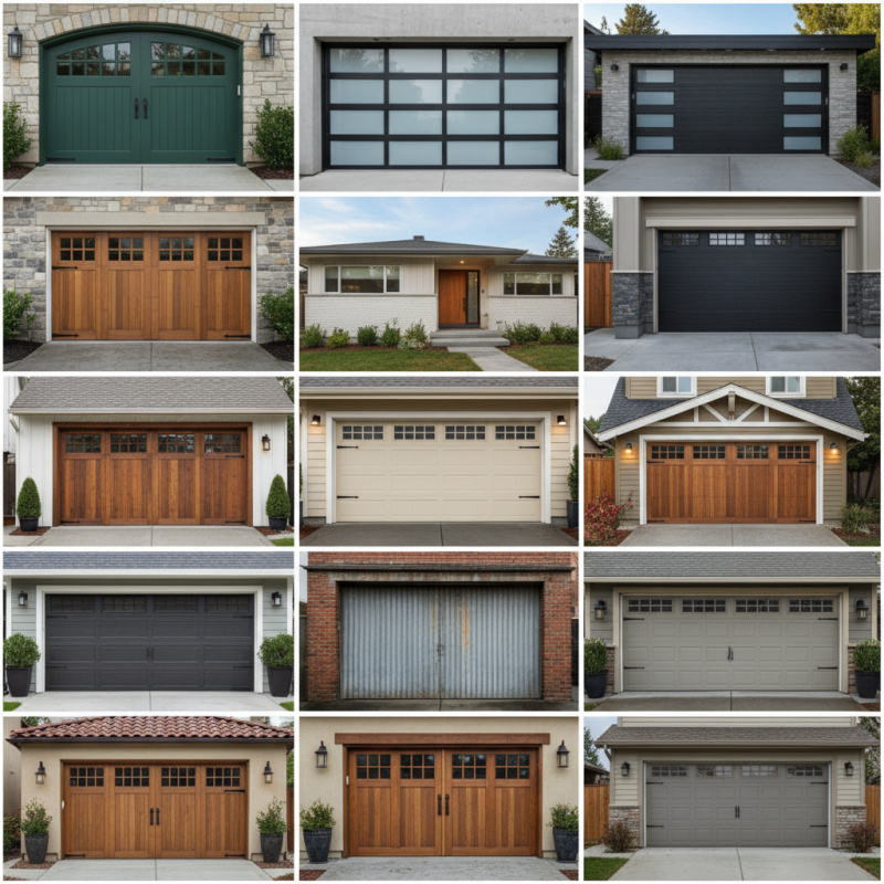 Top 10 Garage Door Styles for Your Home Upgrade?