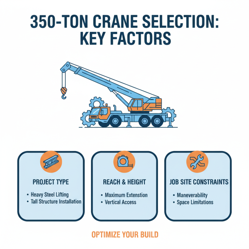 How to Choose the Right 350 Ton Crane for Your Project?