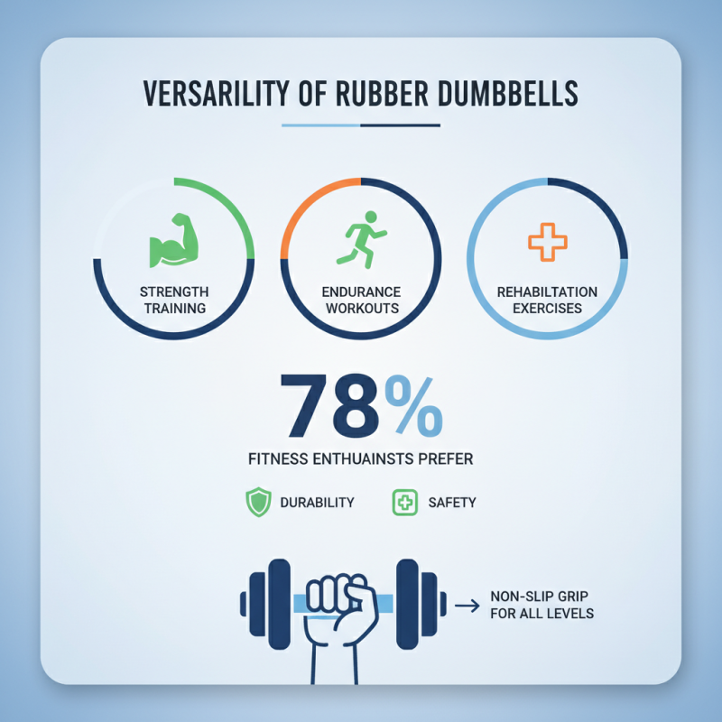 What is the Benefit of Using Rubber Dumbbells for Training?