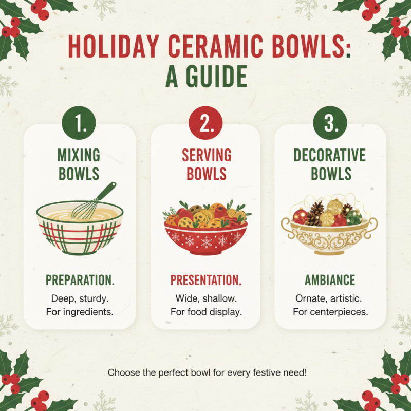 How to Choose the Perfect Holiday Ceramic Bowls for Your Festive Table?