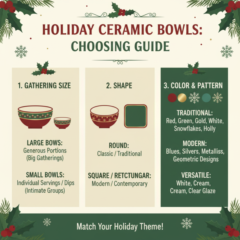 How to Choose the Perfect Holiday Ceramic Bowls for Your Festive Table?
