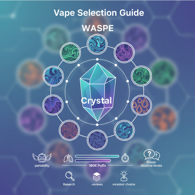 How to Choose the Best WASPE Crystal 8-in-1 180K Puffs Vape?