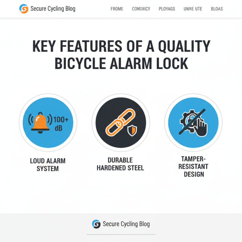 10 Essential Tips for Choosing the Best Bicycle Alarm Lock