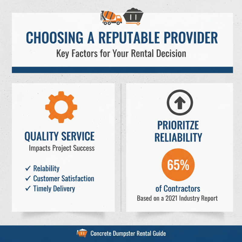 How to Choose the Right Concrete Dumpster Rental for Your Needs?