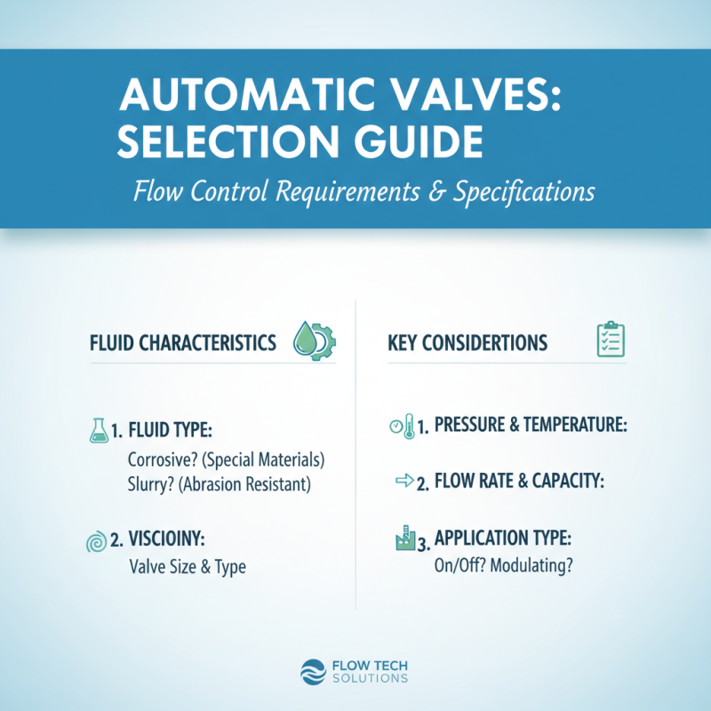 How to Choose the Best Automatic Valves for Your Needs?