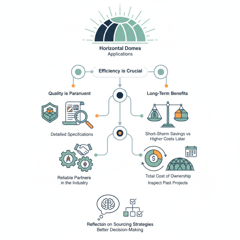 Top Tips for Sourcing Horizontal Domes Efficiently?