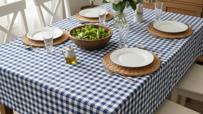 Best Gingham Tablecloths in China for a Stylish Dining Experience?